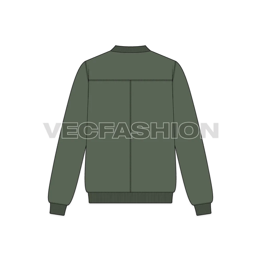 Mens Classic Vector Bomber Jacket