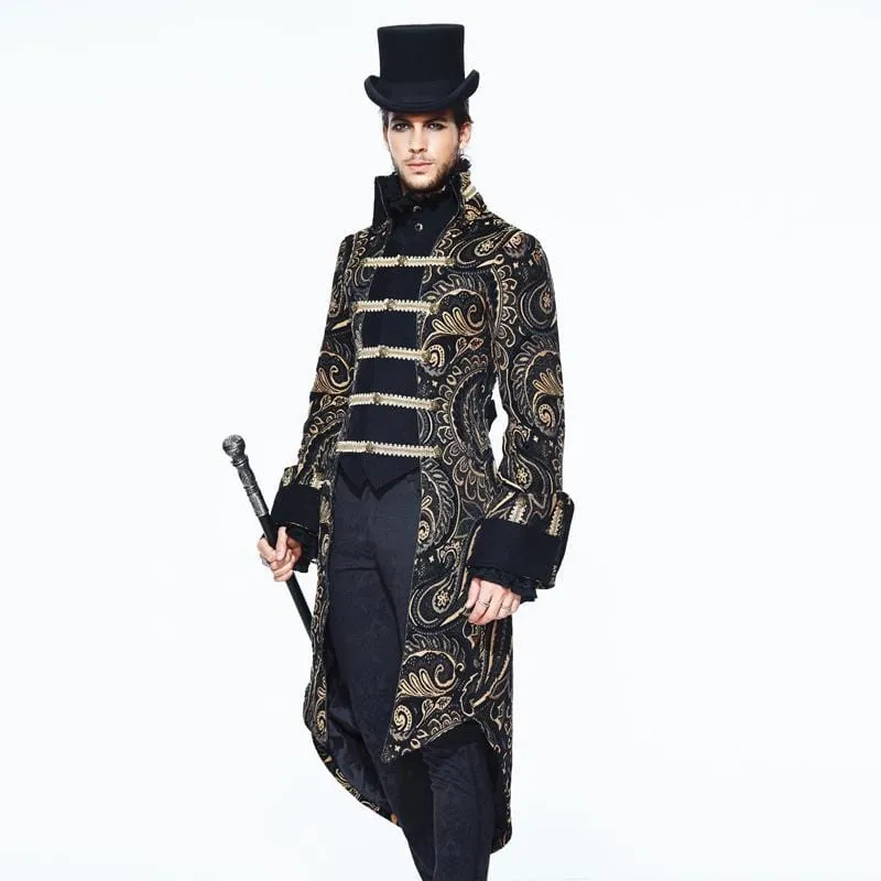 Men's Goth Napoleon Military Coat