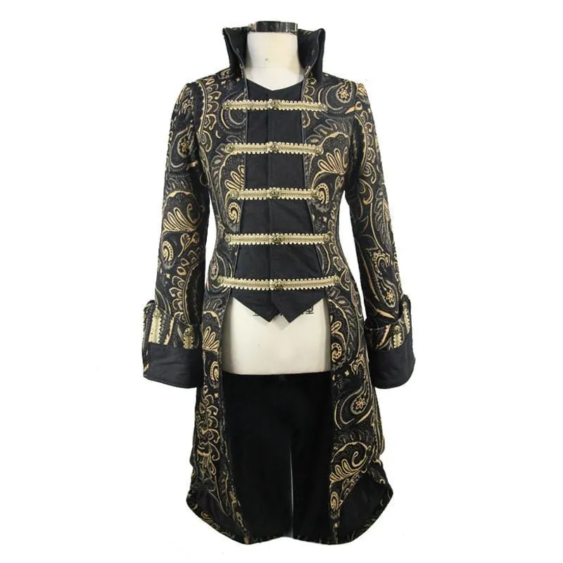 Men's Goth Napoleon Military Coat