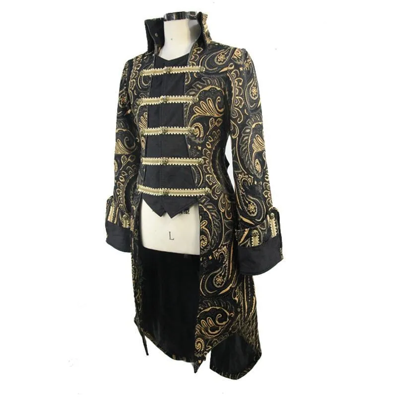 Men's Goth Napoleon Military Coat