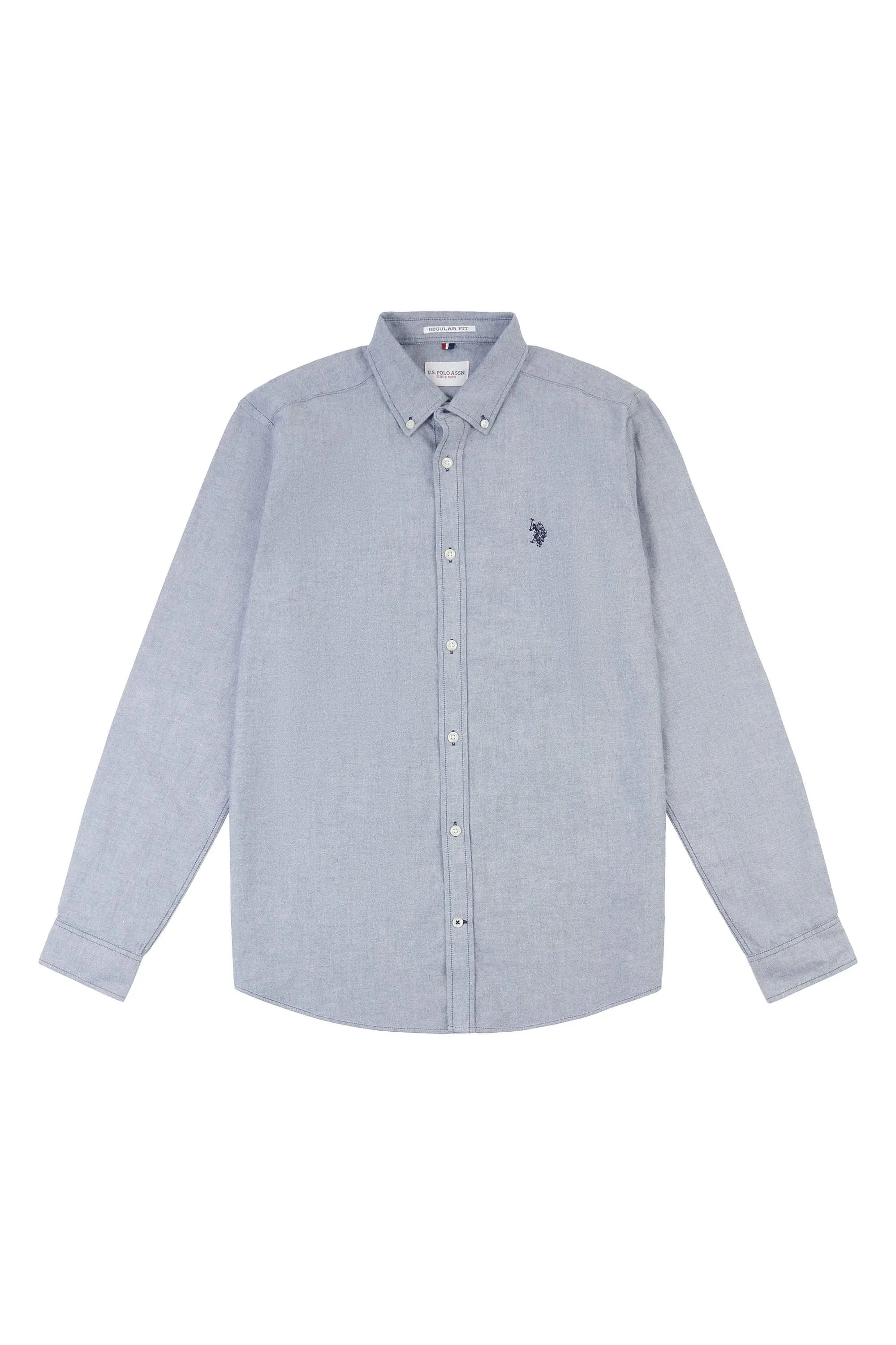 Mens Oxford Shirt in Navy Blue