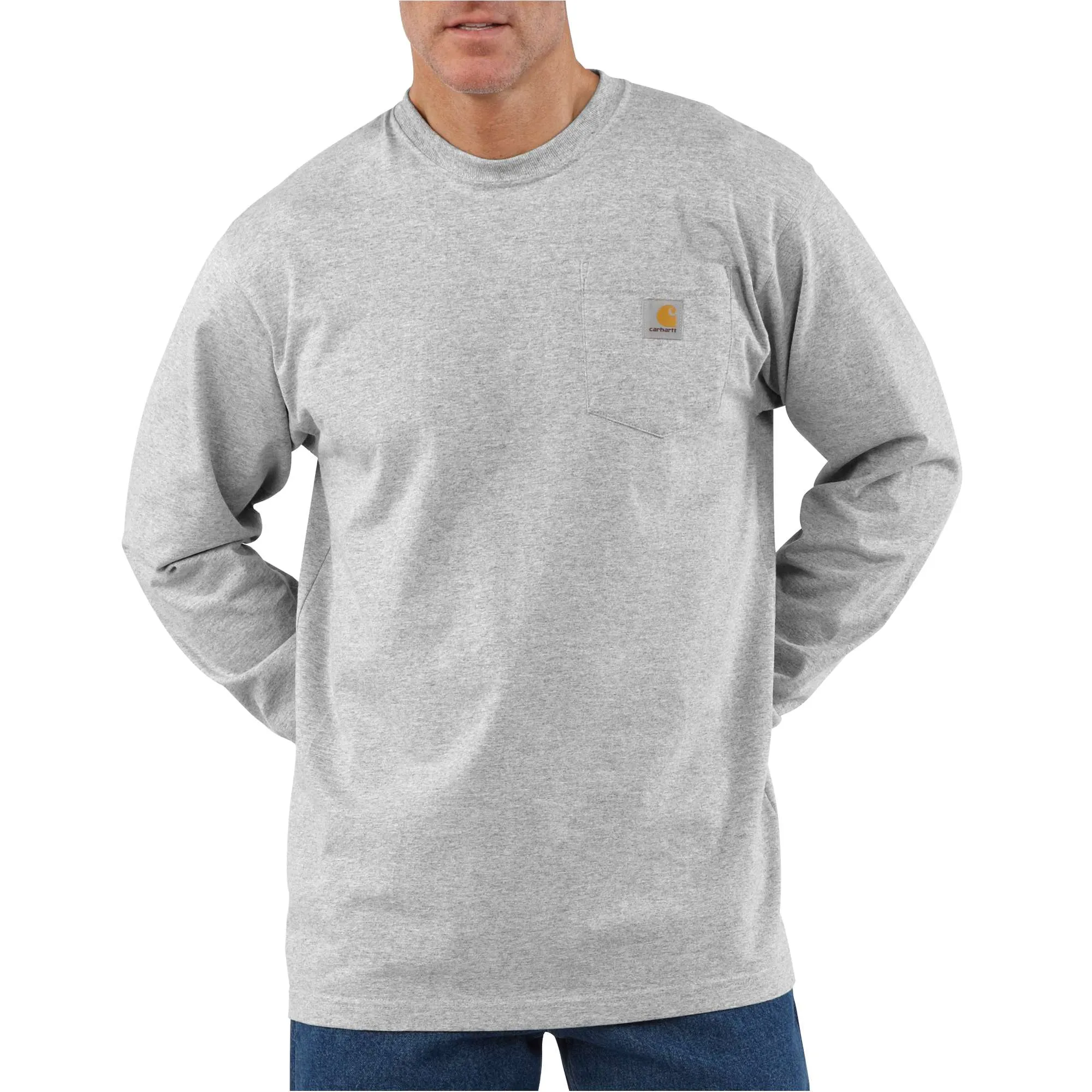 Men’s Workwear Long Sleeve Pocket Big T Shirt