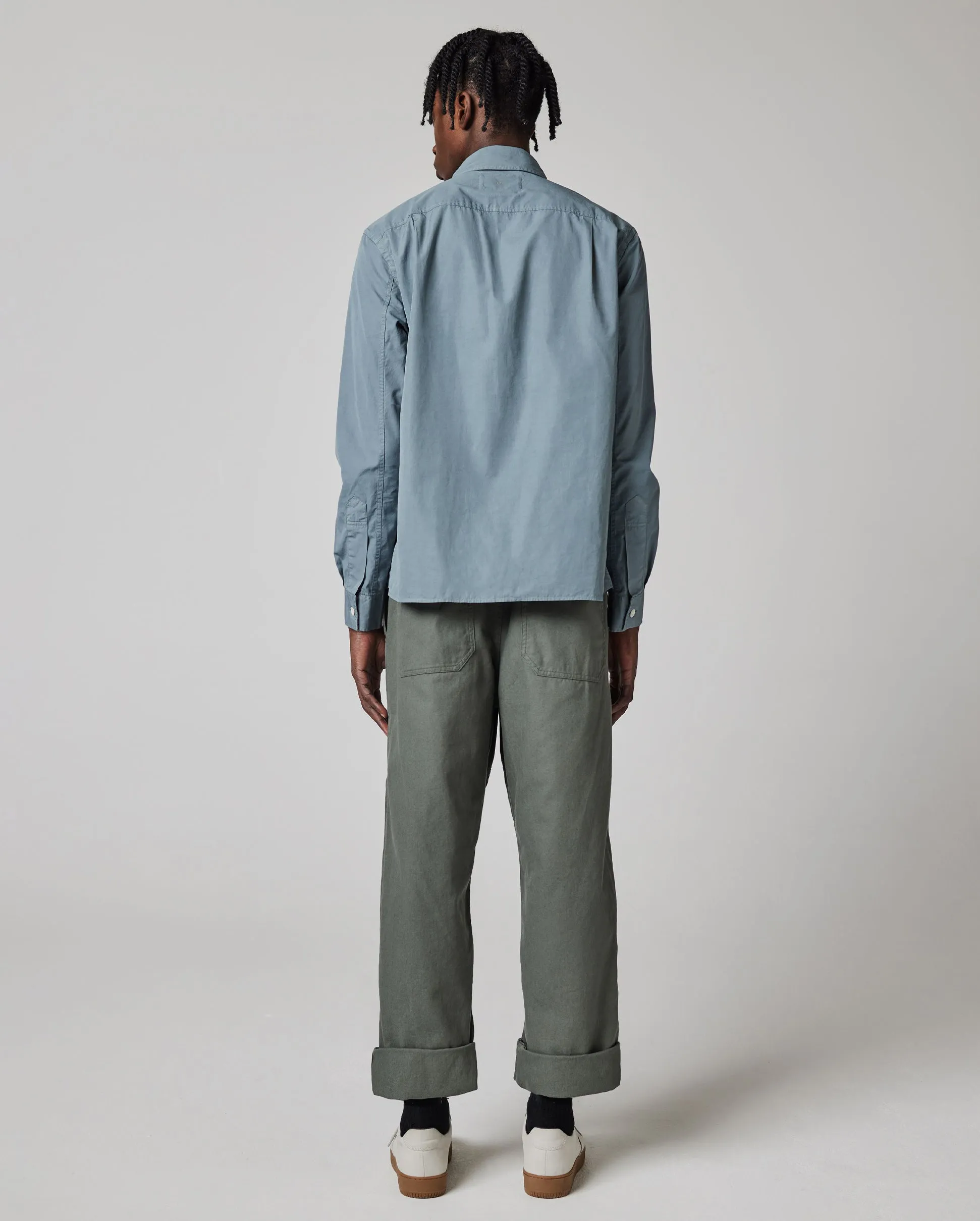 MHL OVERALL COMPACT SHIRT / DUSTY BLUE