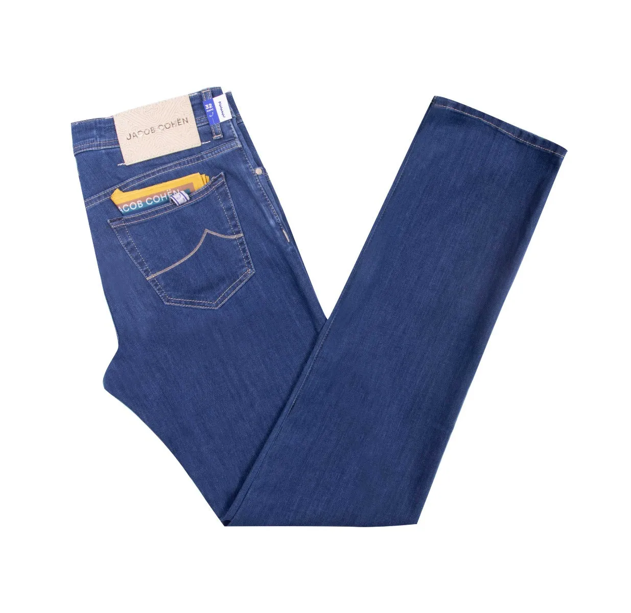 Mid Blue ‘Bard’ Slim Fit Jeans