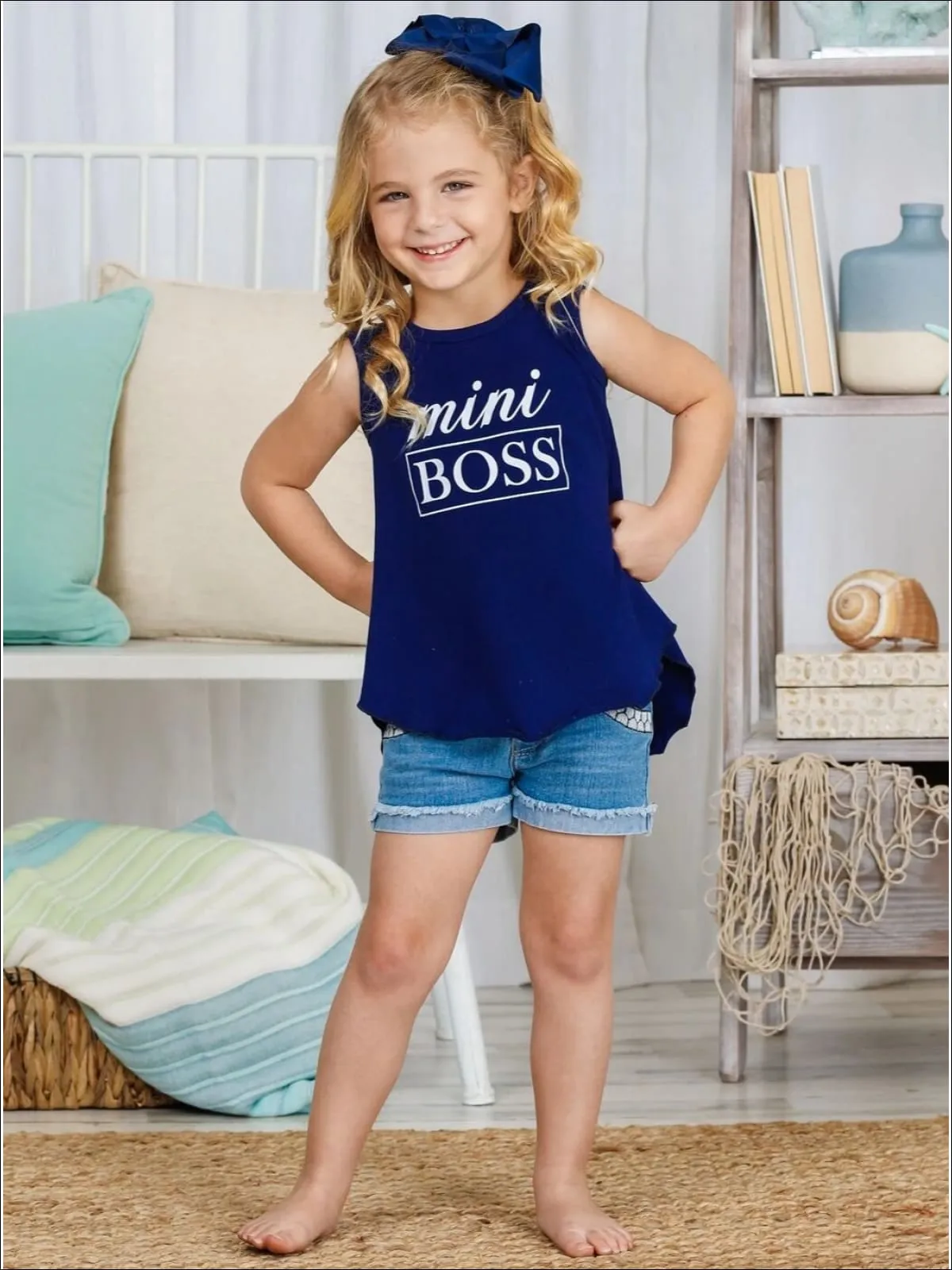 Mini Boss Hi-Lo Tank Top