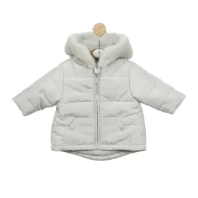 Mintini - Light grey jacket with hood