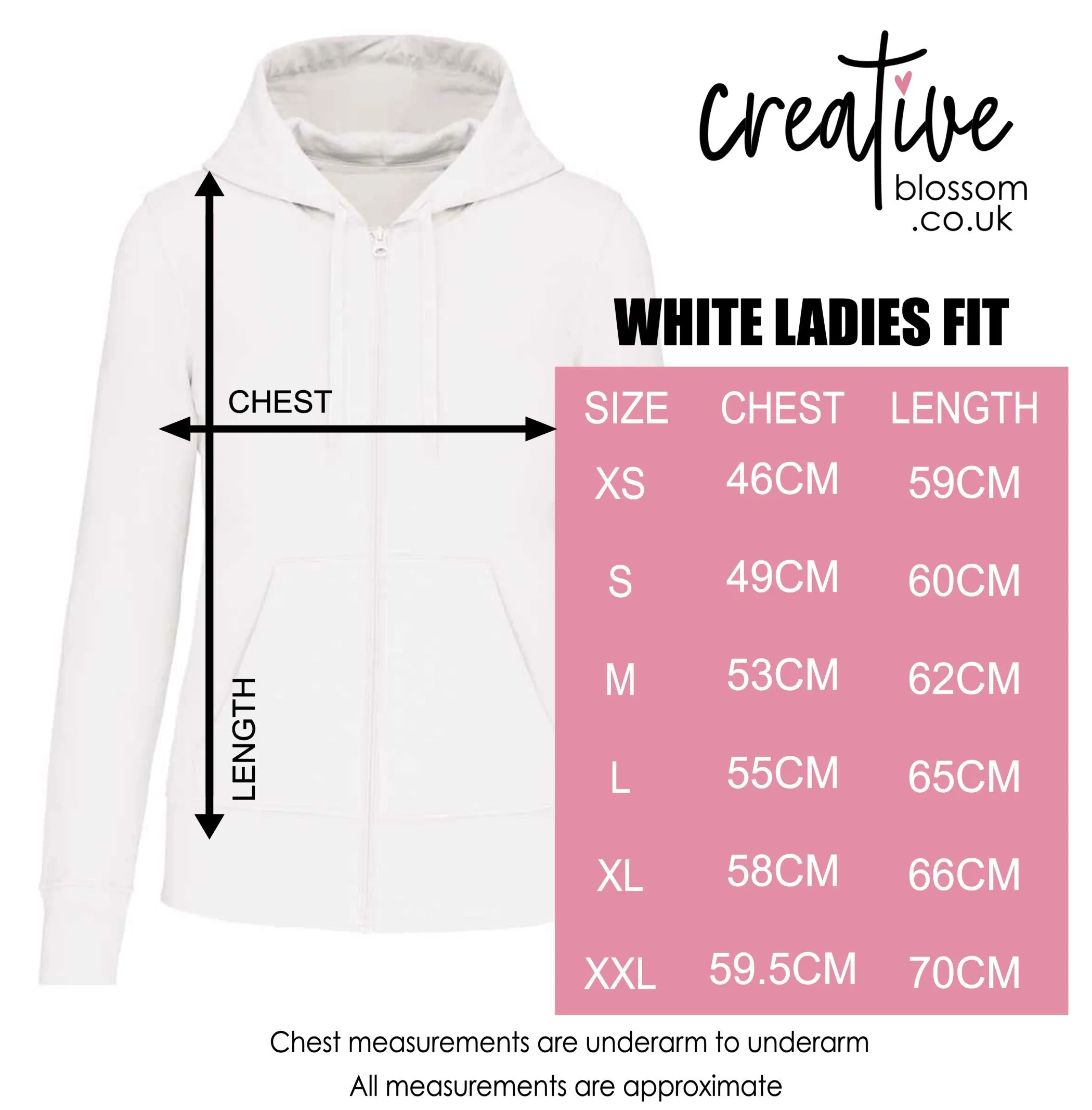 Mrs Name Zipped Hoodie