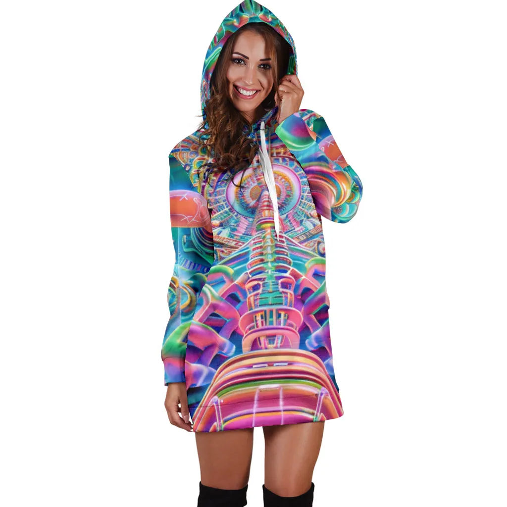 NANOSCALE HOODIE DRESS | ACIDMATH AI