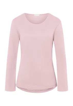 Natural Shirt Organic Cotton Round Neck Top | Crepe Pink 78750-1499