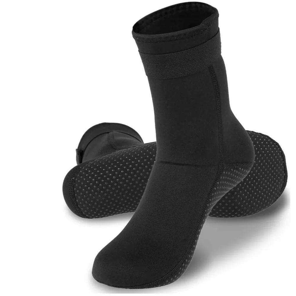 Neoprene Socks 3mm  Non-slip Black Outfish