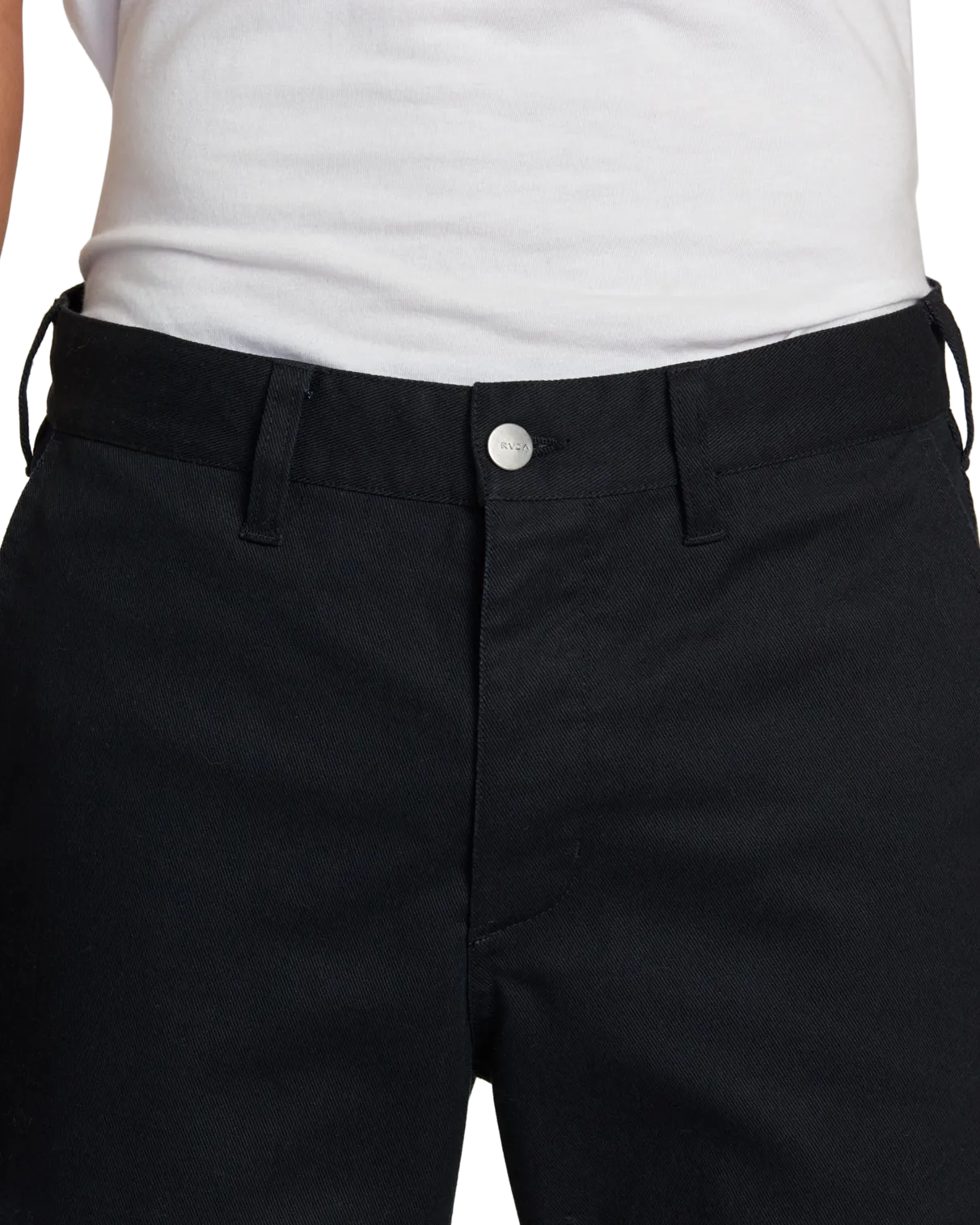 New Dawn Chino Trousers in Pirate Black