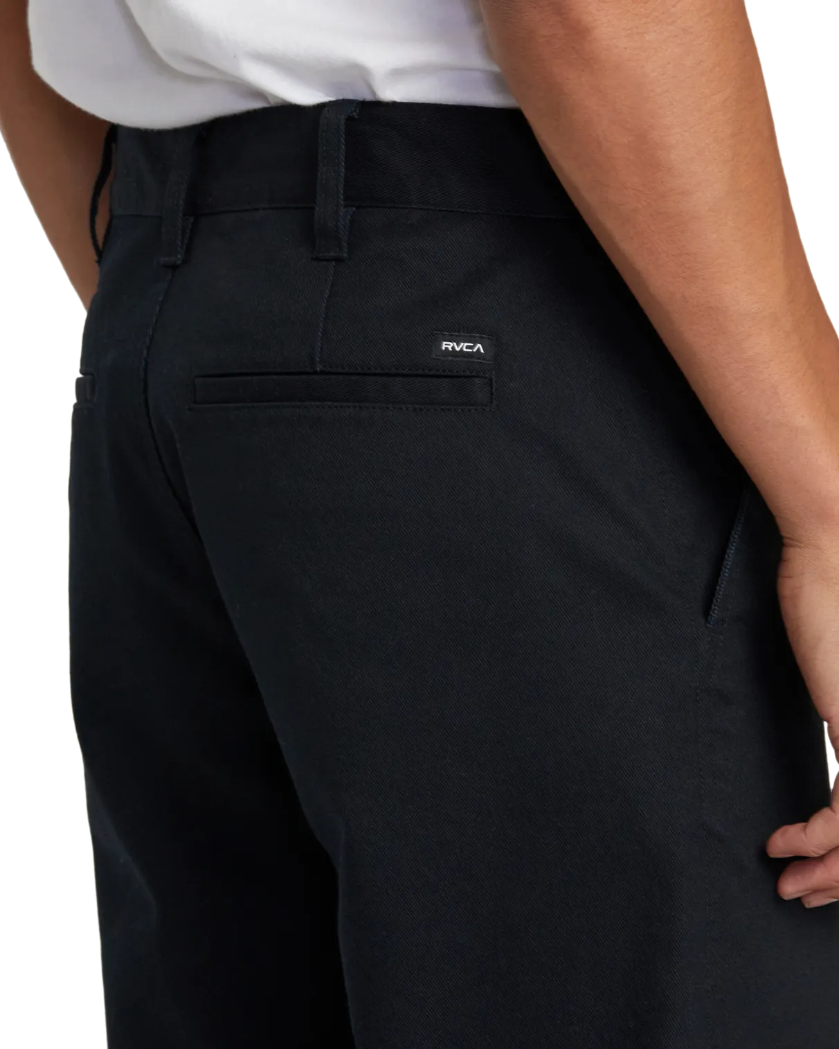 New Dawn Chino Trousers in Pirate Black