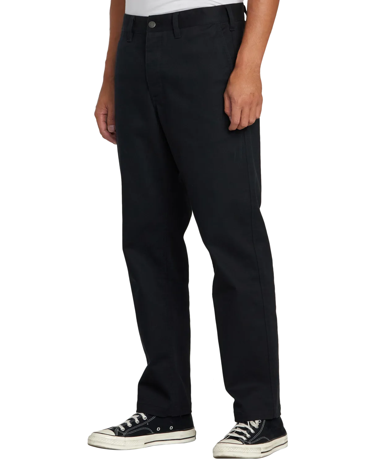 New Dawn Chino Trousers in Pirate Black