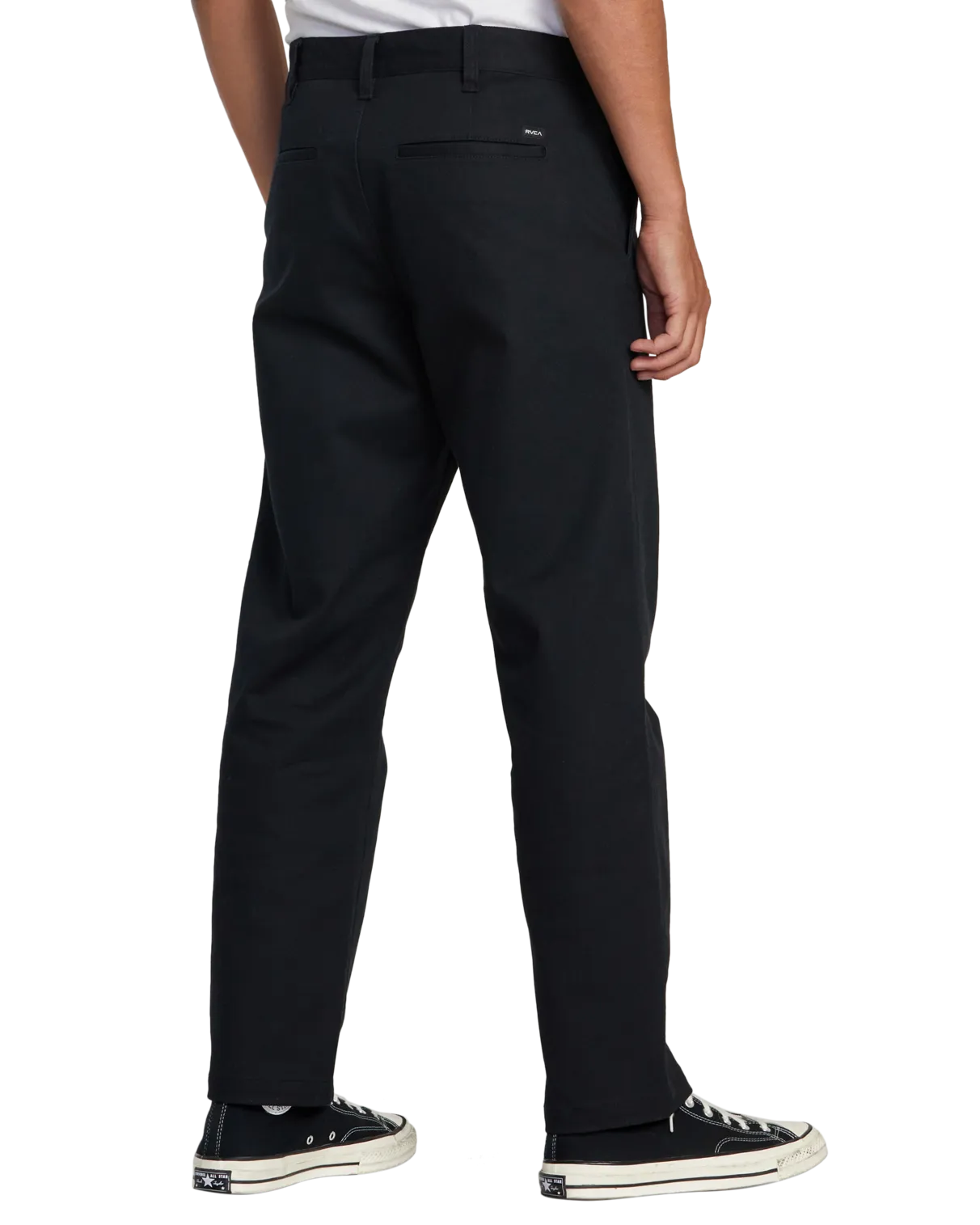 New Dawn Chino Trousers in Pirate Black