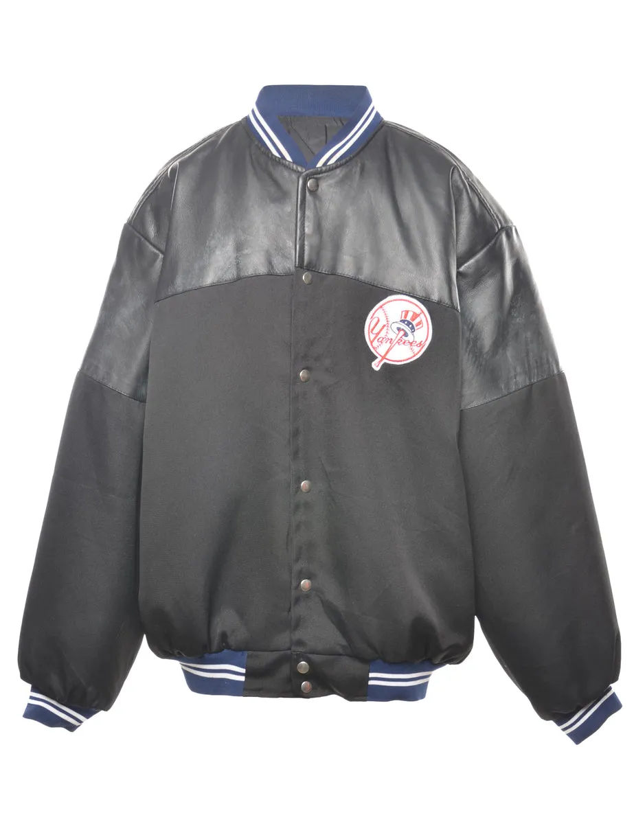 New York Yankees Baseball Black Team Jacket - XL