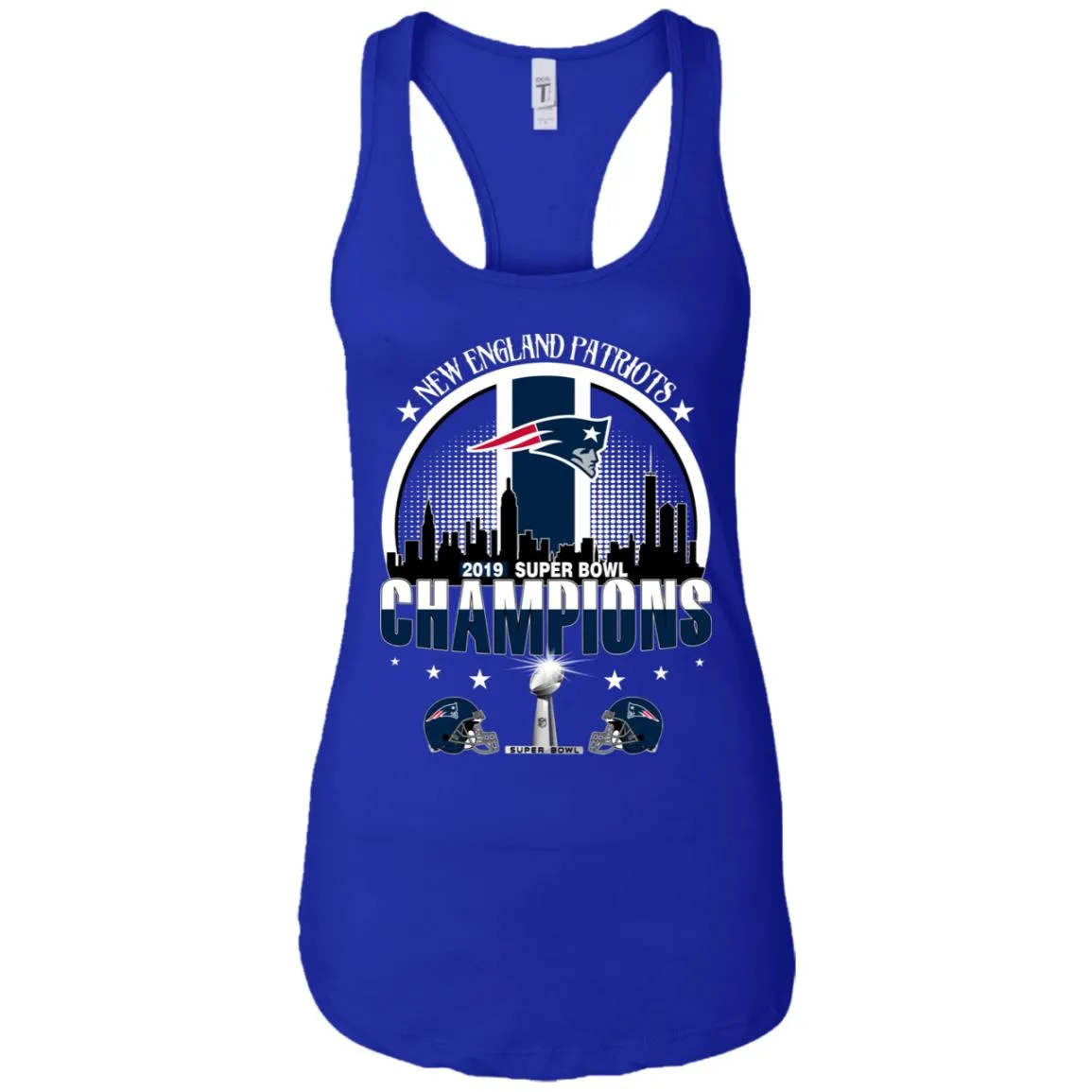 Nfl – New England Patriots 2019 Super Bowl Champions Football Women Tank Top