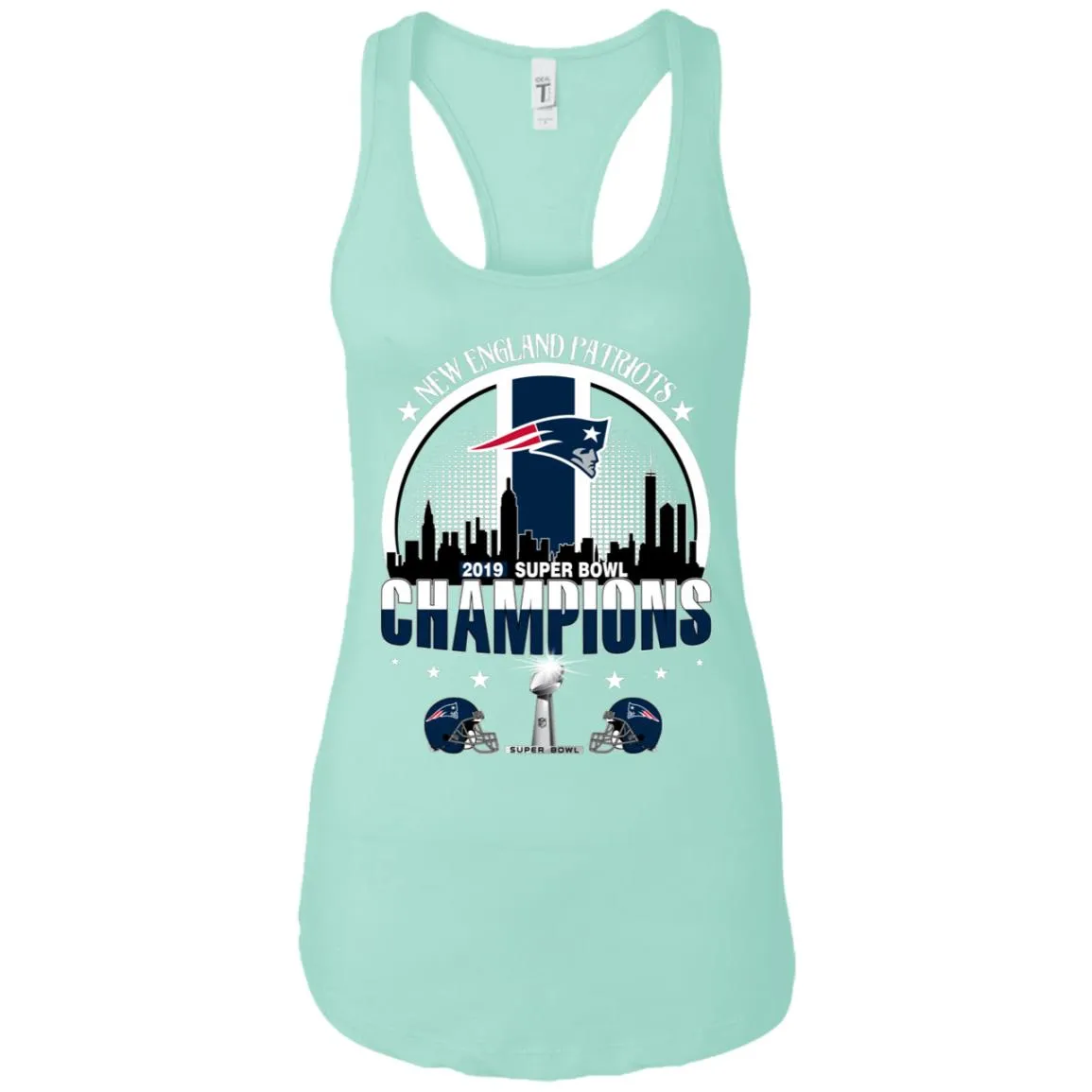 Nfl – New England Patriots 2019 Super Bowl Champions Football Women Tank Top