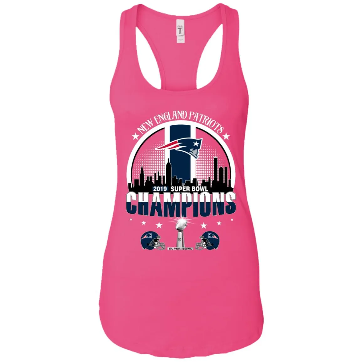 Nfl – New England Patriots 2019 Super Bowl Champions Football Women Tank Top