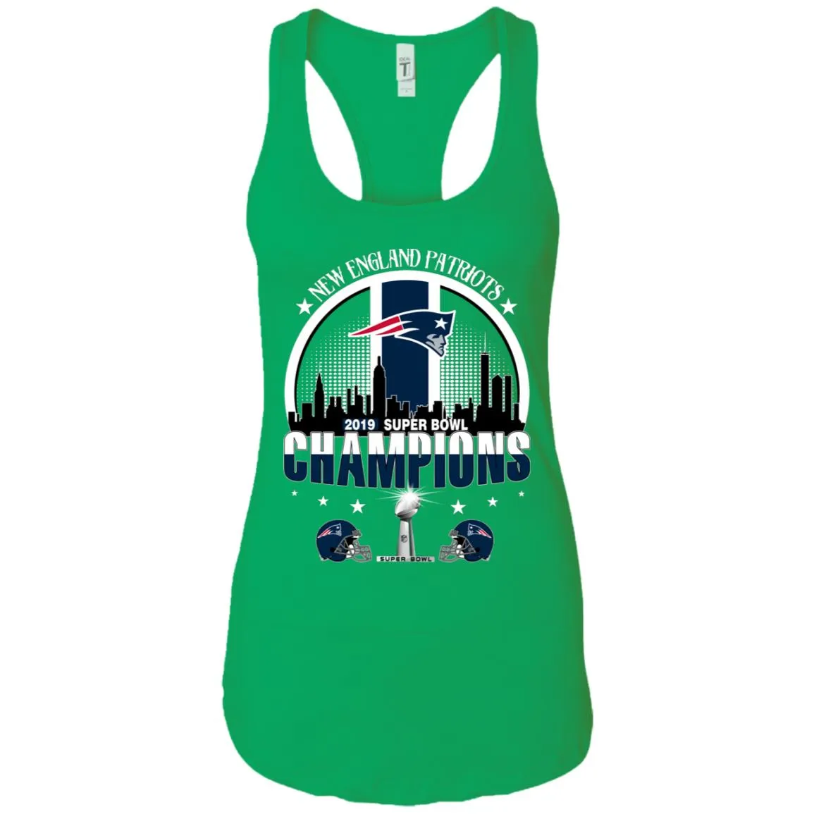 Nfl – New England Patriots 2019 Super Bowl Champions Football Women Tank Top