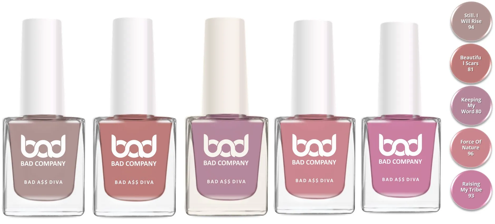 No Toxin Nail Lacquer Combo Pack of 5