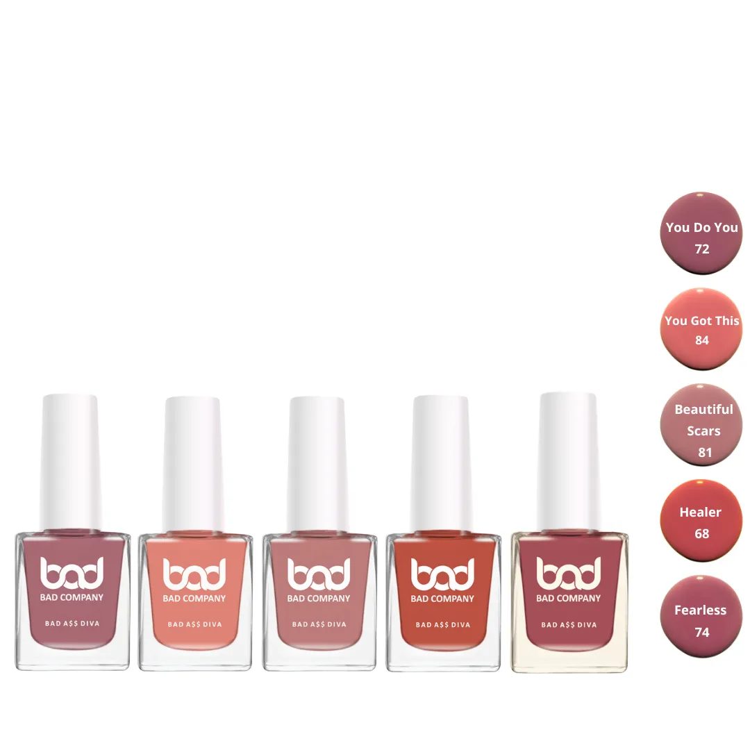 No Toxin Nail Lacquer Combo Pack of 5