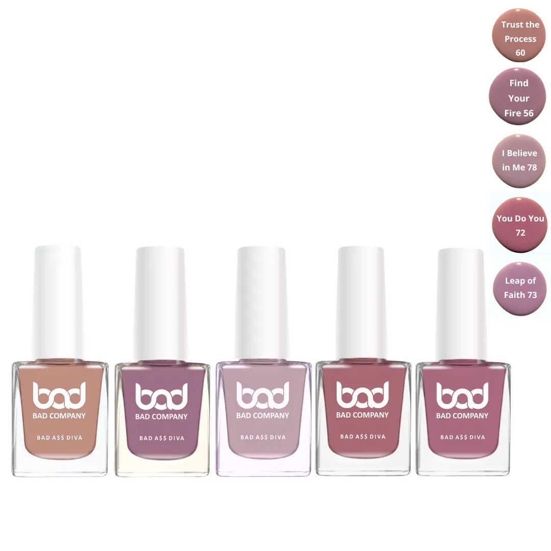 No Toxin Nail Lacquer Combo Pack of 5