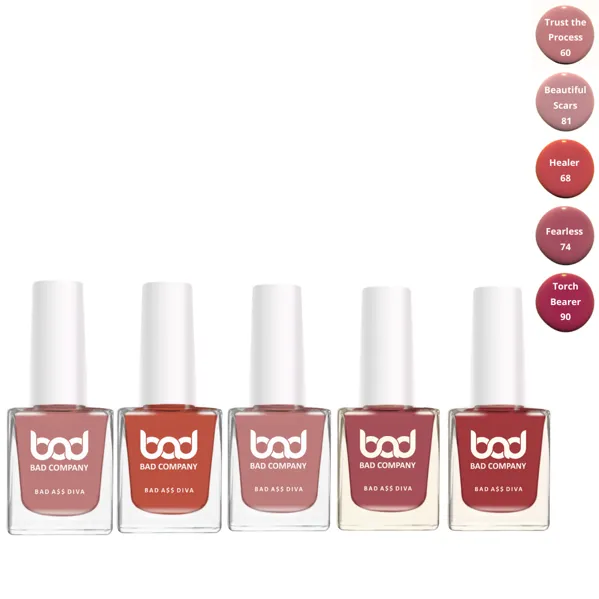 No Toxin Nail Lacquer Combo Pack of 5