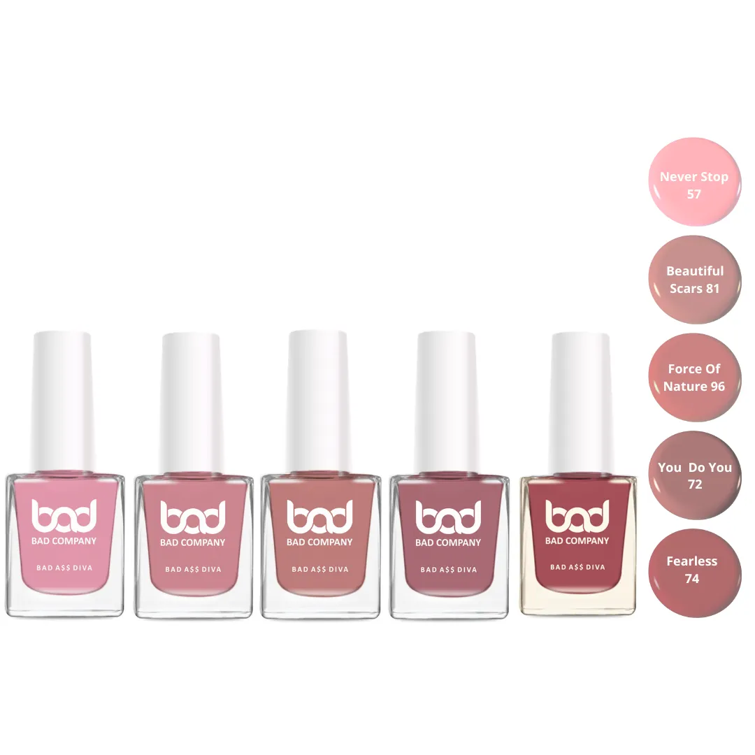 No Toxin Nail Lacquer Combo Pack of 5