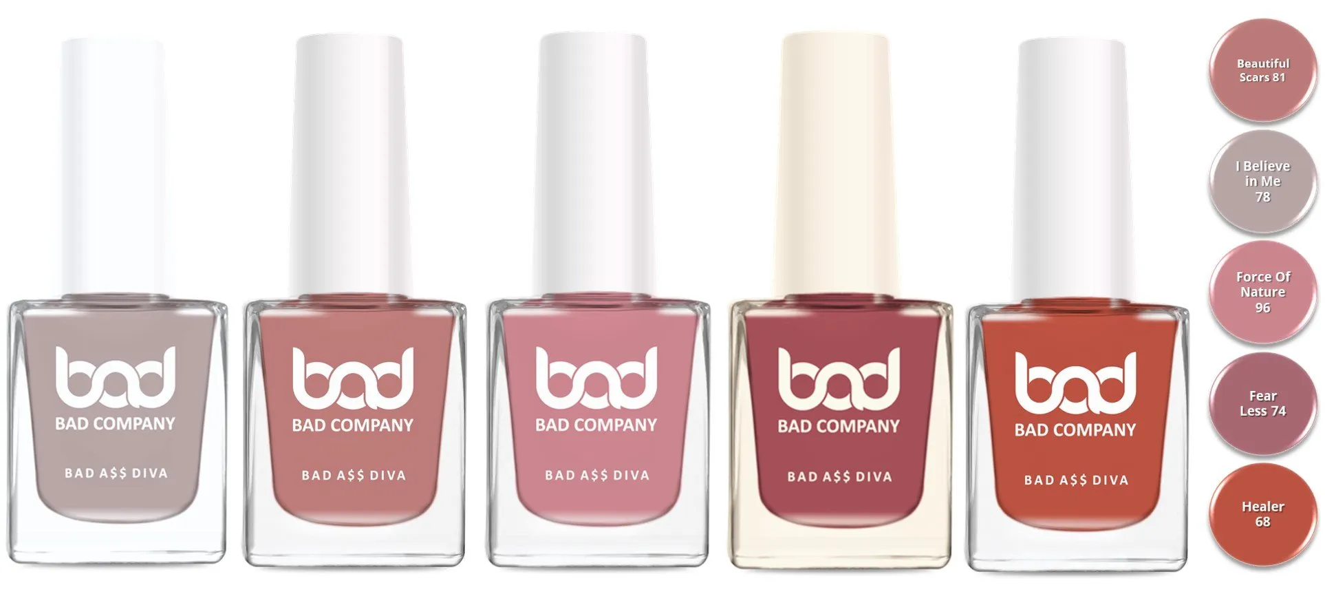 No Toxin Nail Lacquer Combo Pack of 5