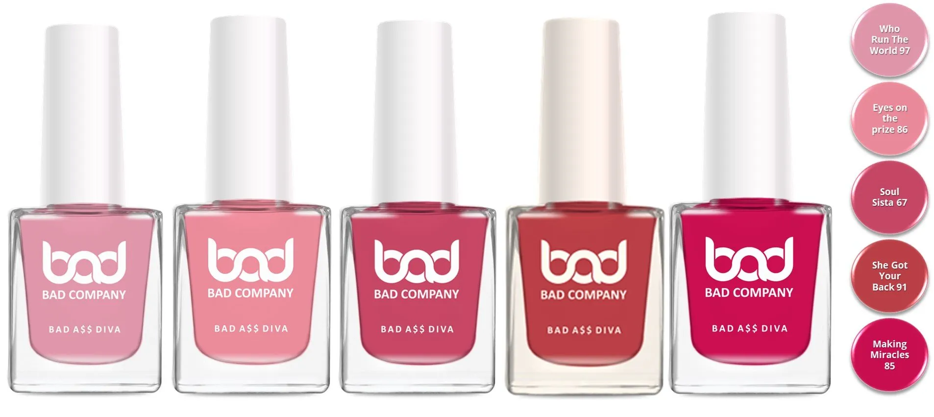 No Toxin Nail Lacquer Combo Pack of 5