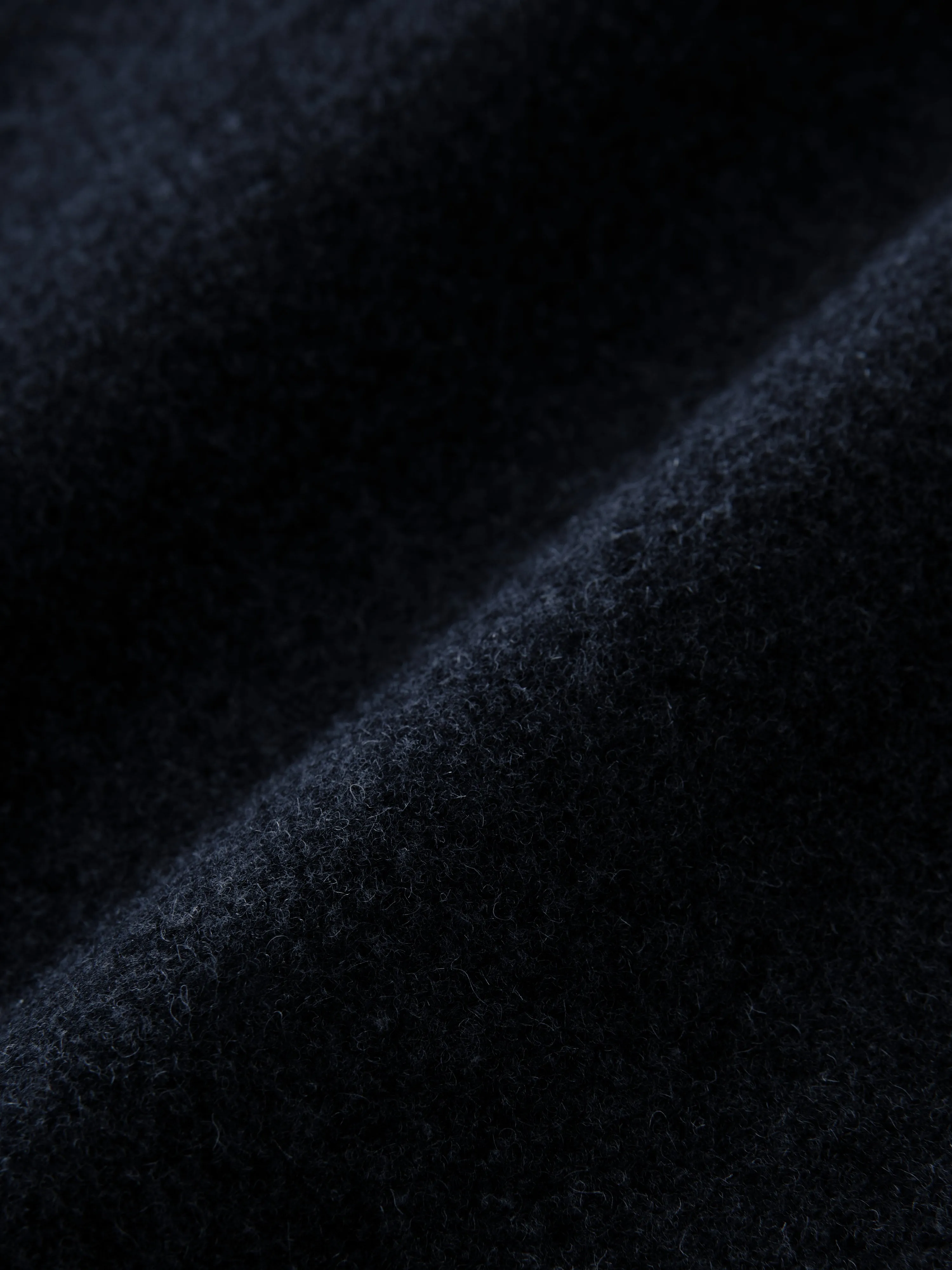 Notch Coat in Dark Navy