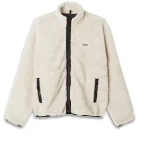 Obey Icon Face Sherpa Jacket - Unbleached