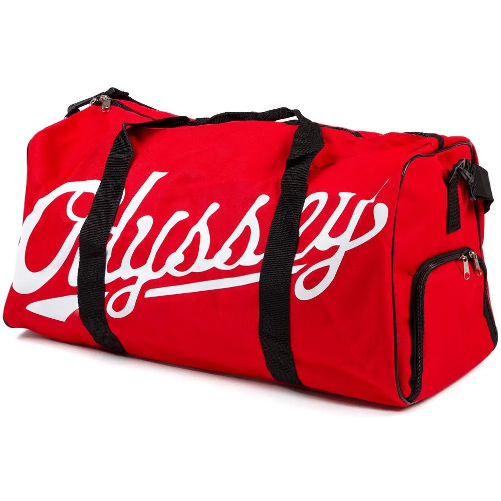 Odyssey Slugger Duffle Bag - Red With Black Straps