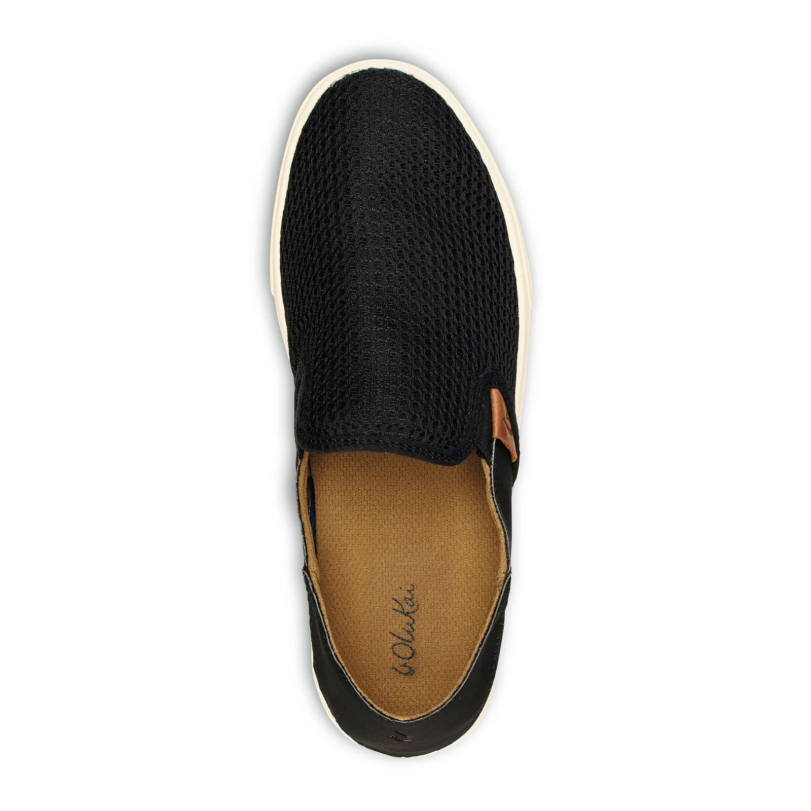 OluKai Pehuea Slip On (Women) - Black/Black