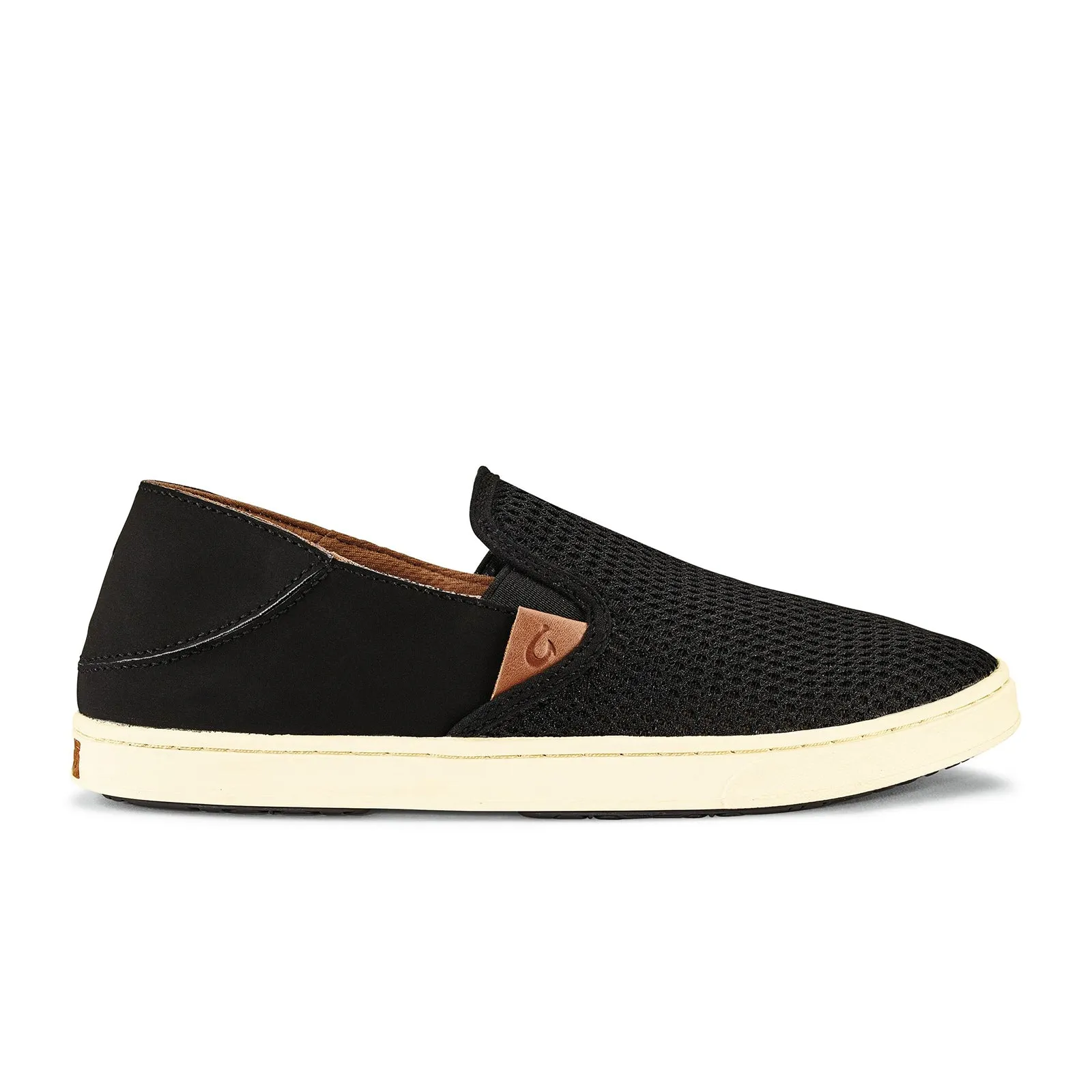 OluKai Pehuea Slip On (Women) - Black/Black