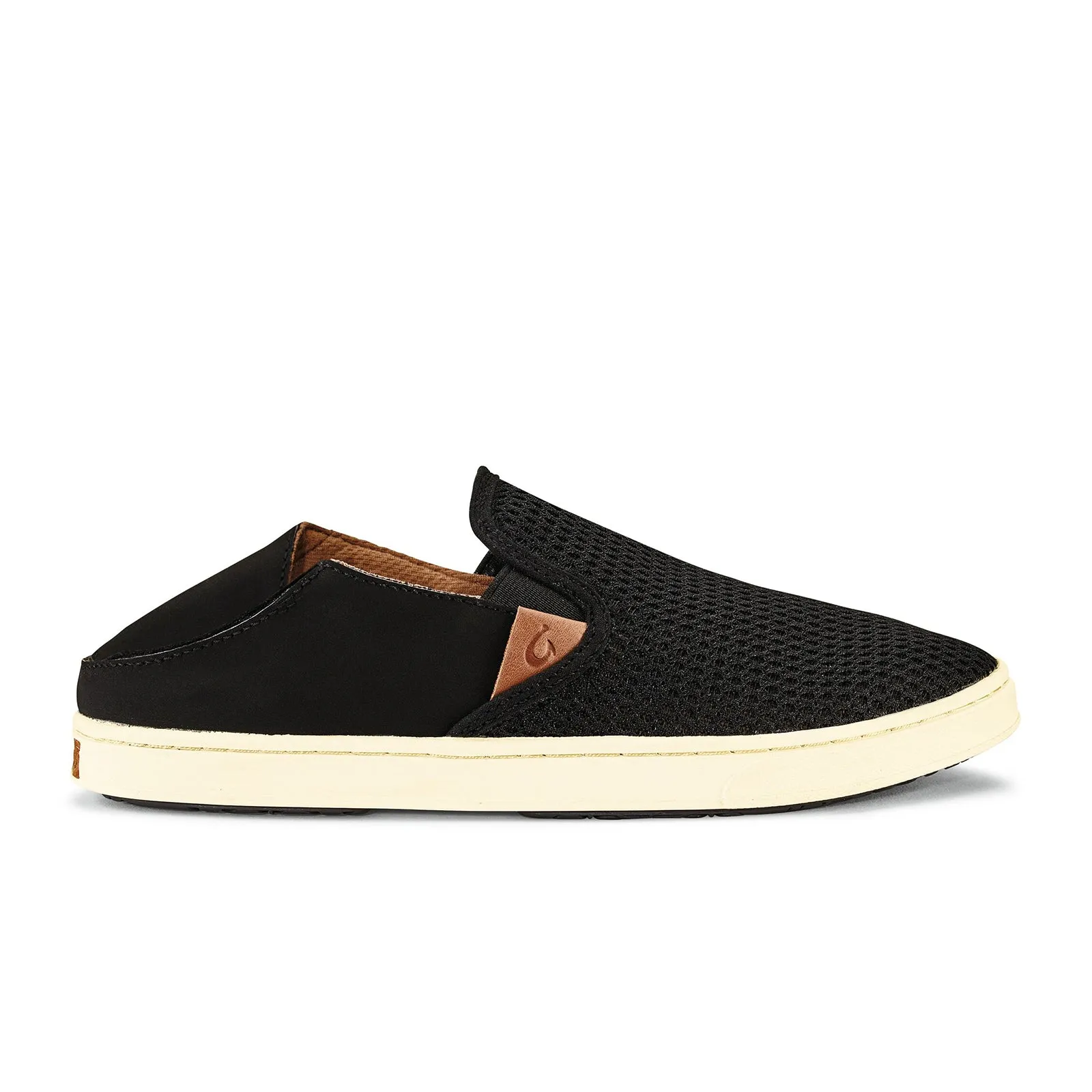 OluKai Pehuea Slip On (Women) - Black/Black