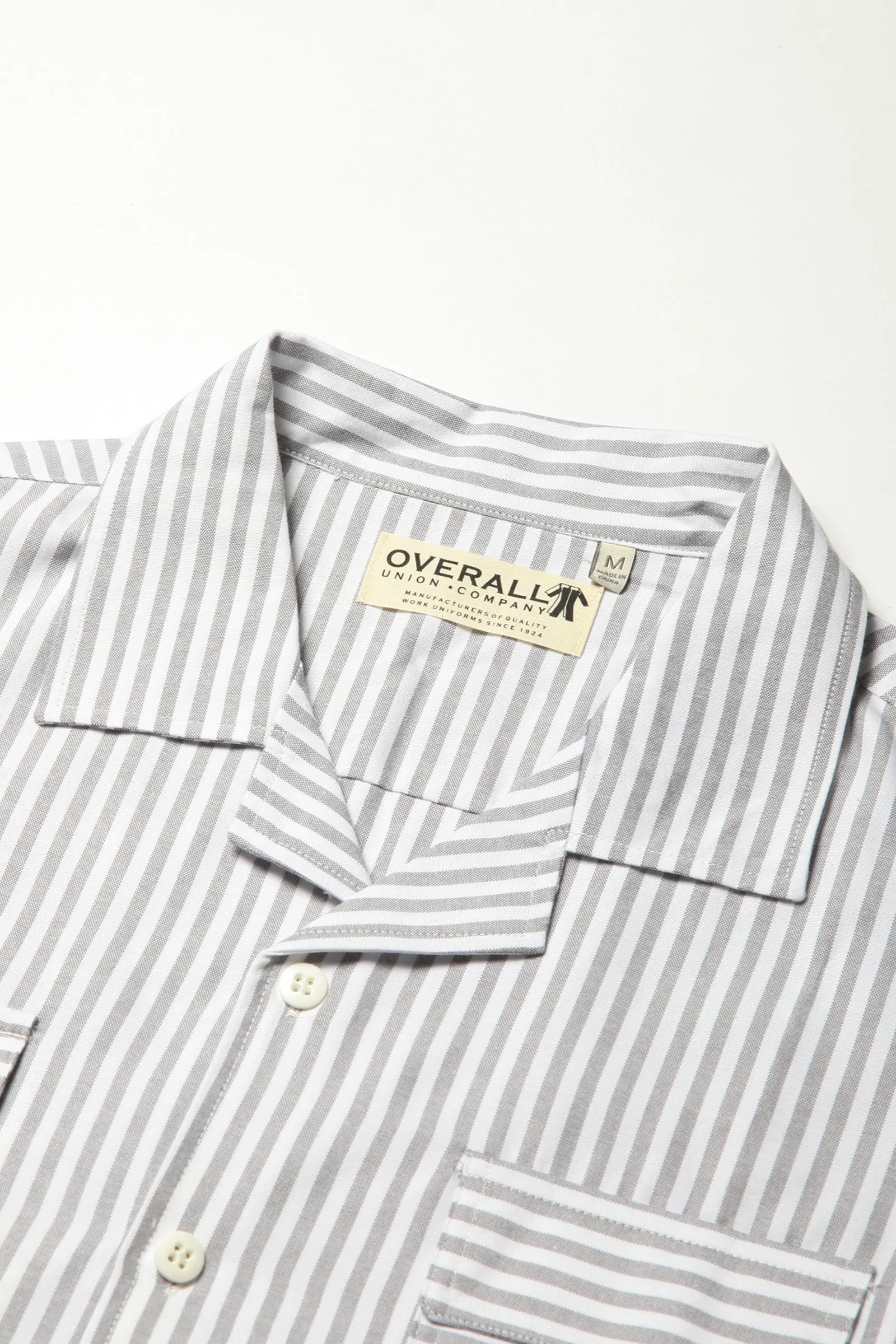 Overall Union - Boxy Short Sleeve Shirt - Stripe