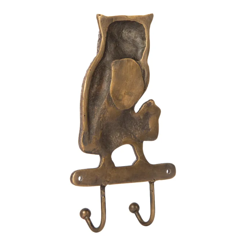 Owl Key Holder Double Hook