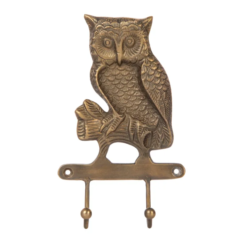 Owl Key Holder Double Hook