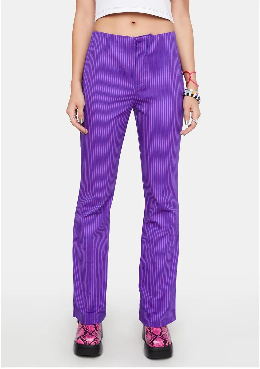 Pay To Play Pinstripe Pants