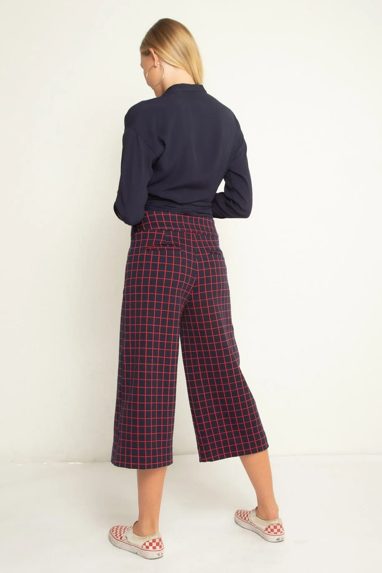 Plaid Menswear Trousers