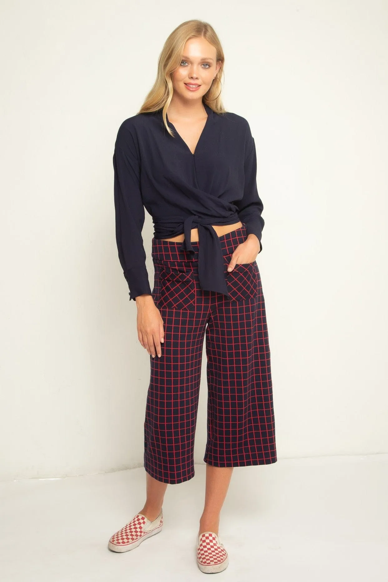 Plaid Menswear Trousers