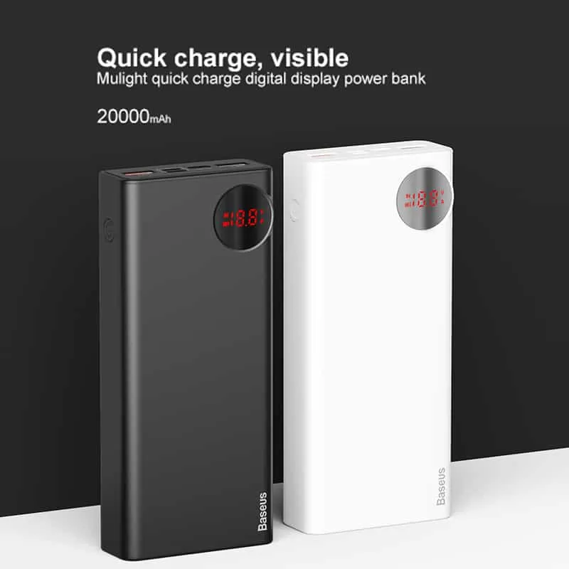 Premium 20000mah Power Bank / 18W / Fast Charging