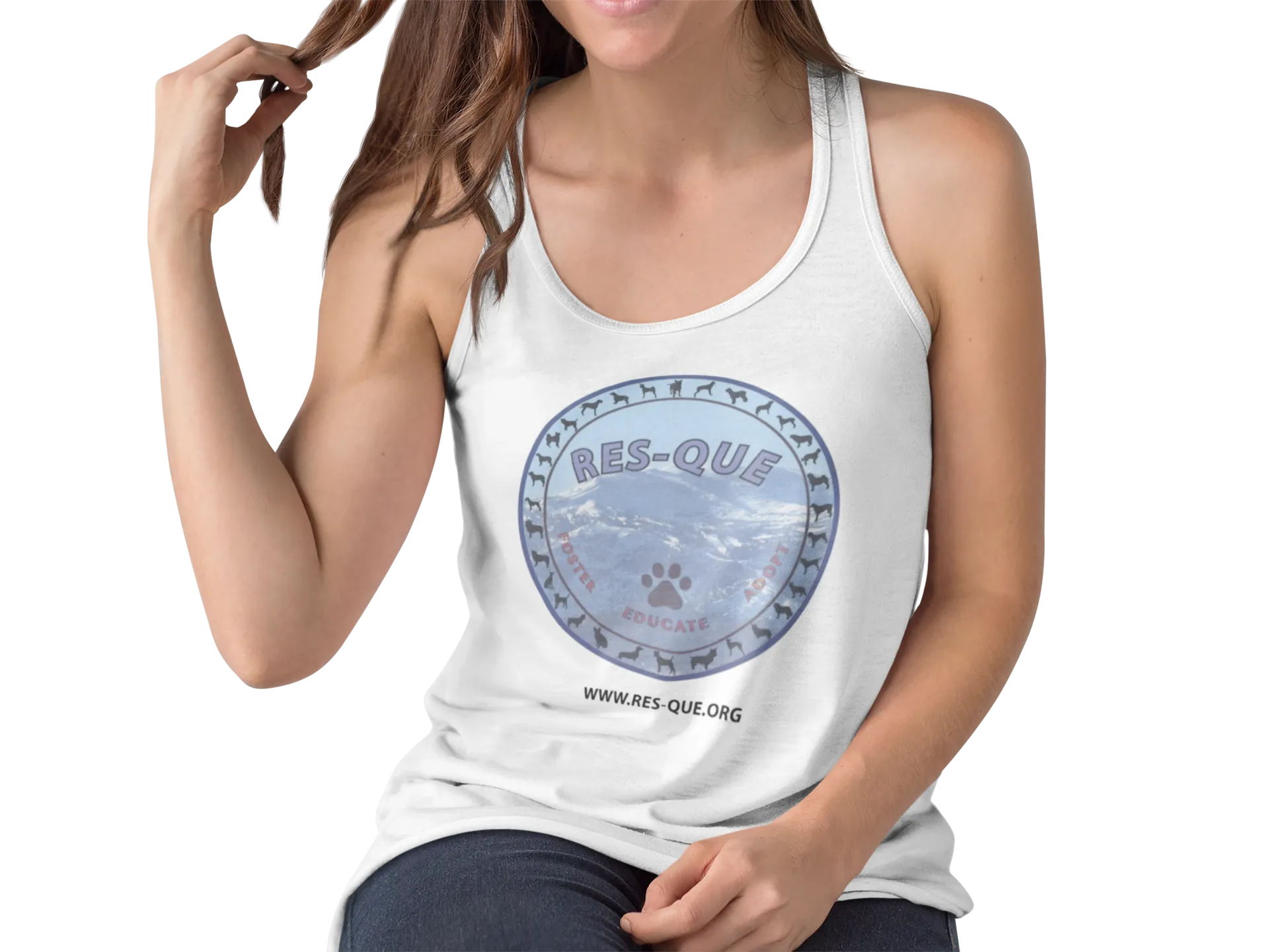 Res-Que Flowy Racerback Tank