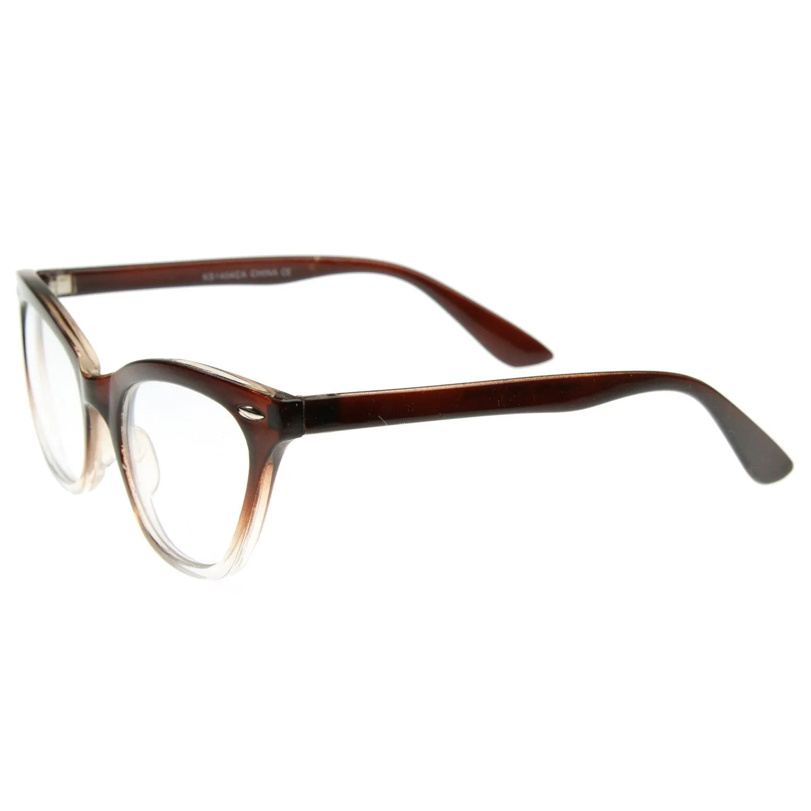 Retro 1950's RX Cat Eye Clear Lens Glasses