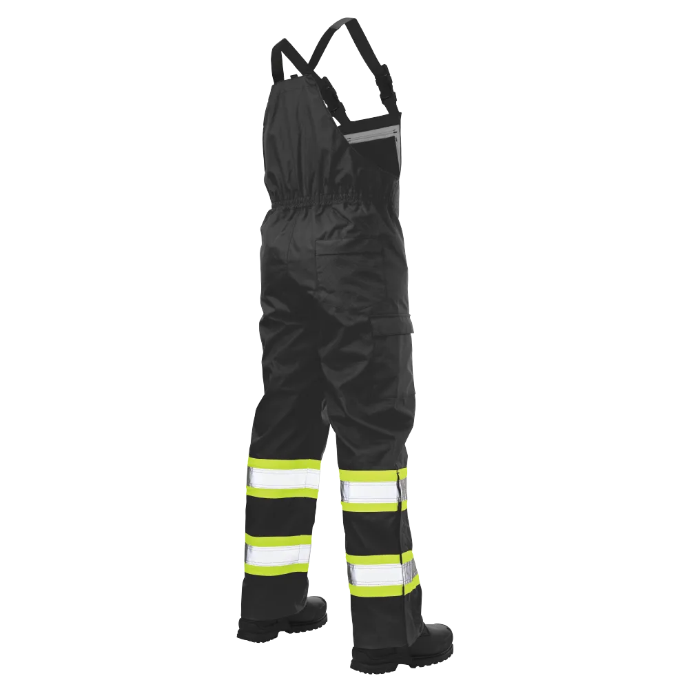 Ripstop Unlined Safety Rain Bib Overall by Tough Duck - Style SB04