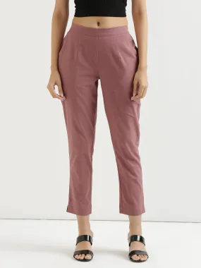 Rose Taupe Cotton Pant