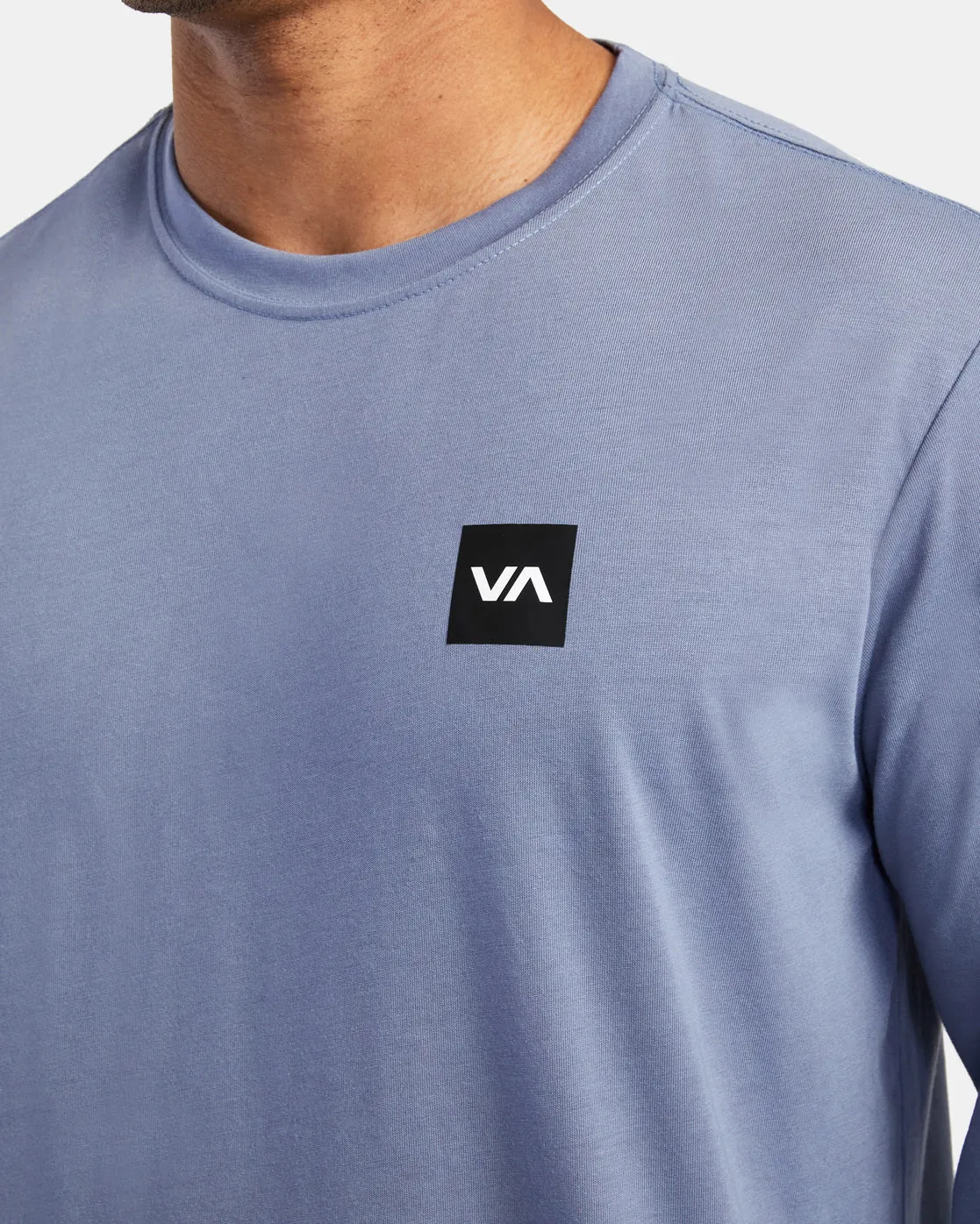 RVCA 2X Long Sleeve Tee - Blue Slate