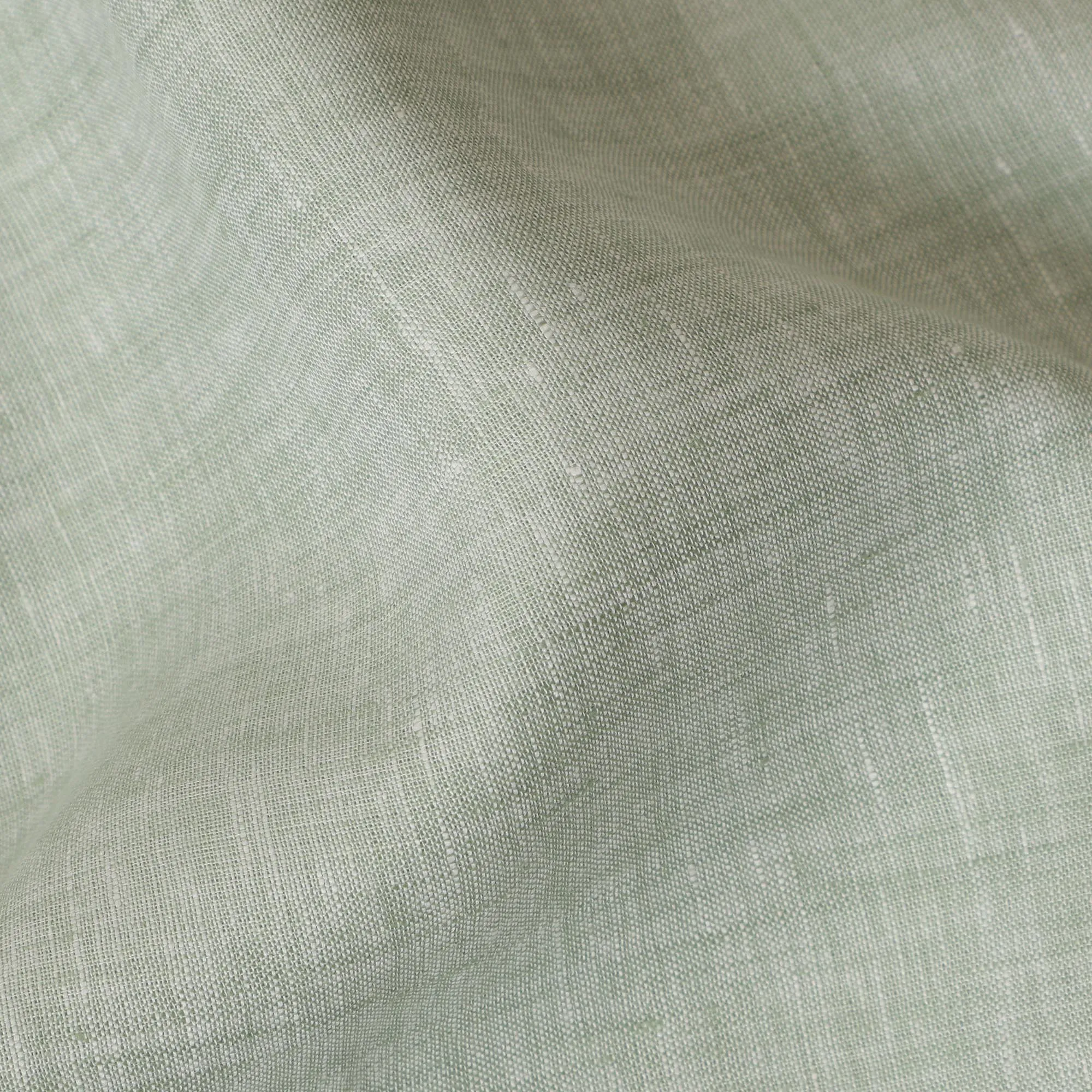 Sage Green Pure Linen Fabric for Tailoring, 60 Lea, 150 cm Width-D20557