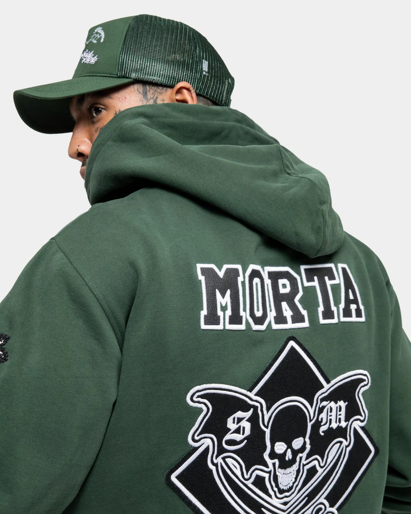 Saint Morta Graveyard Hoodie Dark Green